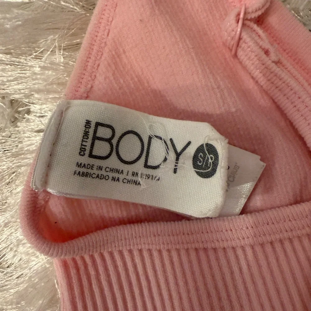 Pink Ribbed Bralette - Picture 3 of 3